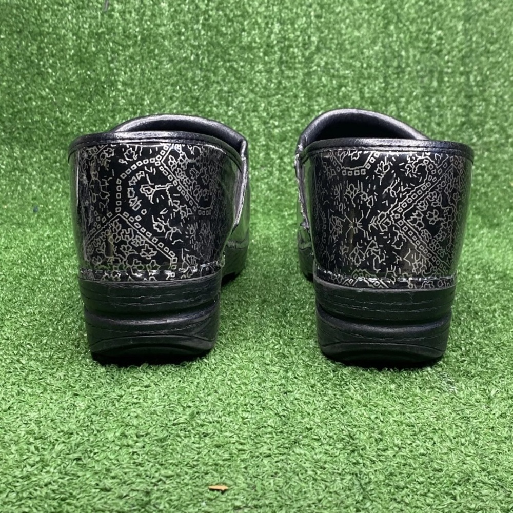 Dansko XP 2.0 Black Silver Women's Nursing Shoes Clogs US 11.5 / 12 Excel Cond - Picture 4 of 8